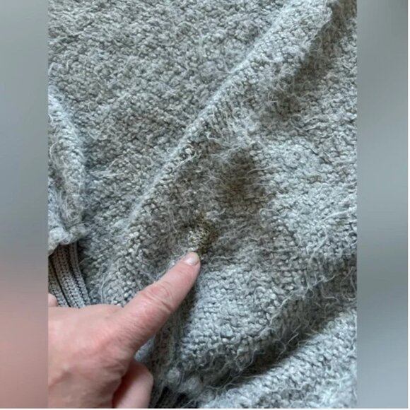 Free People Milo Oversized Tunic Sweater in Heather Grey size S - Picture 10 of 11